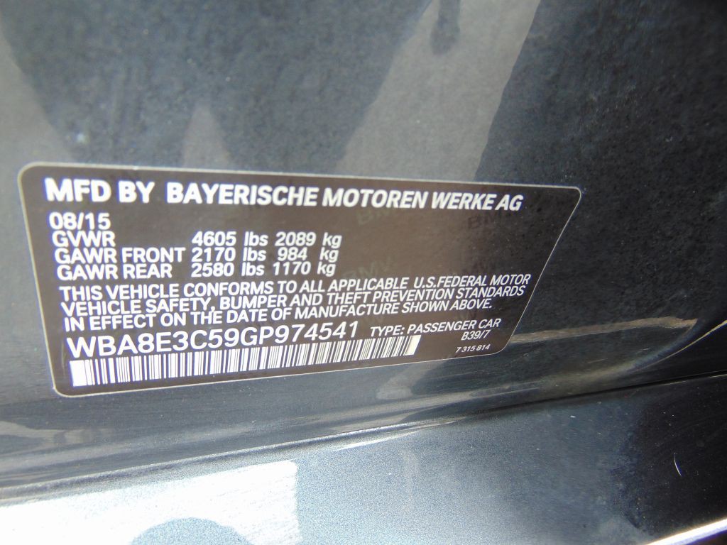 2016 BMW 3 Series Image 37