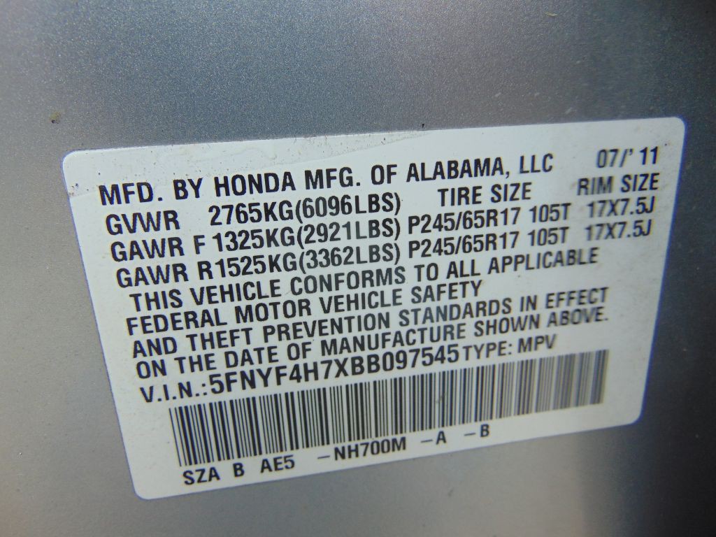 2011 Honda Pilot Image 34