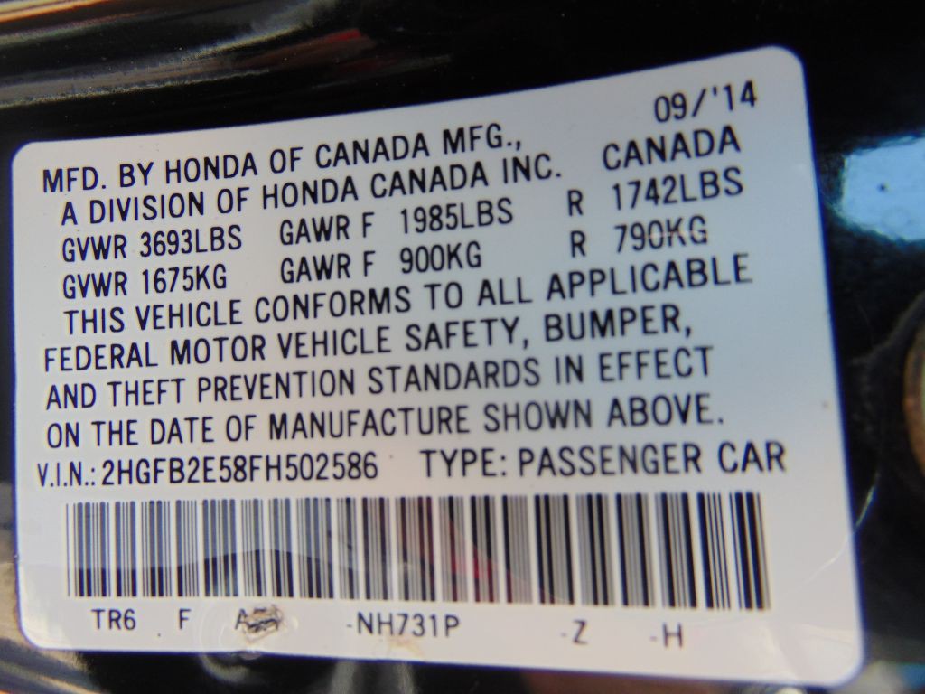 2015 Honda Civic Image 31
