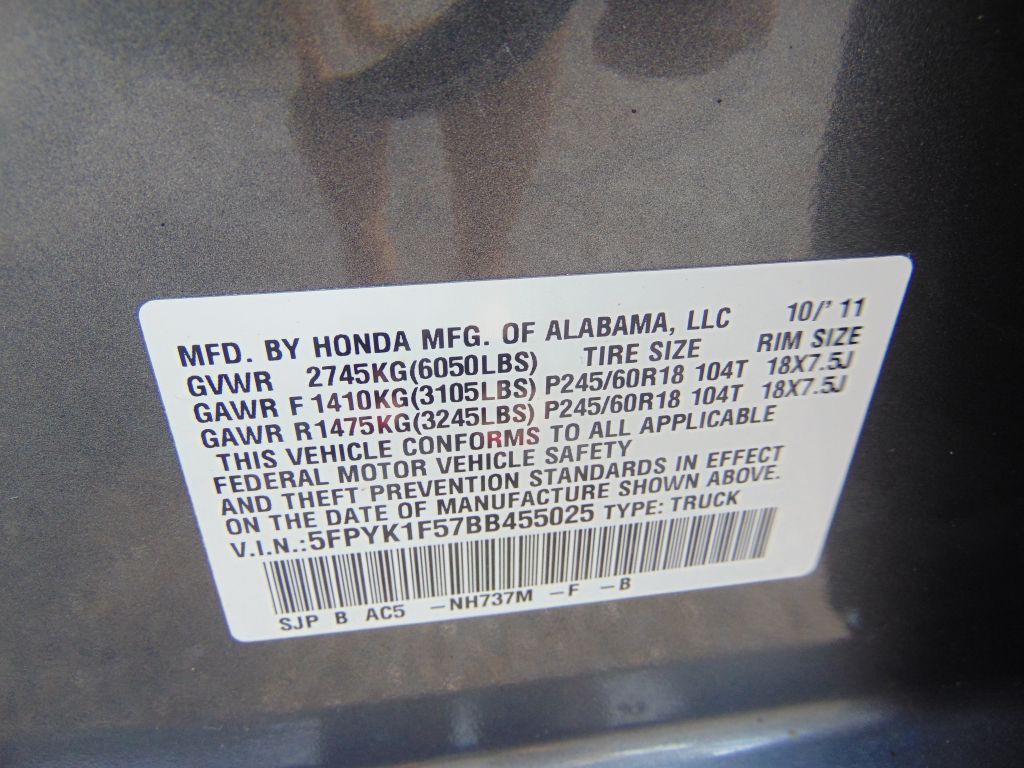 2011 Honda Ridgeline Image 30