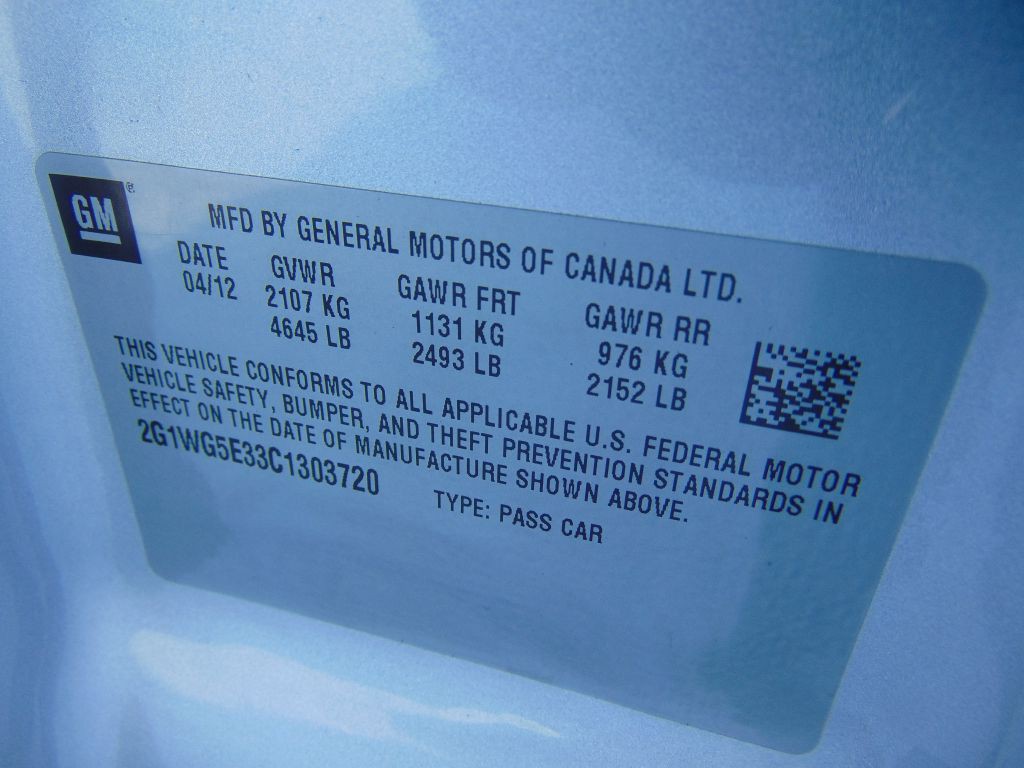 2012 Chevrolet Impala Image 28