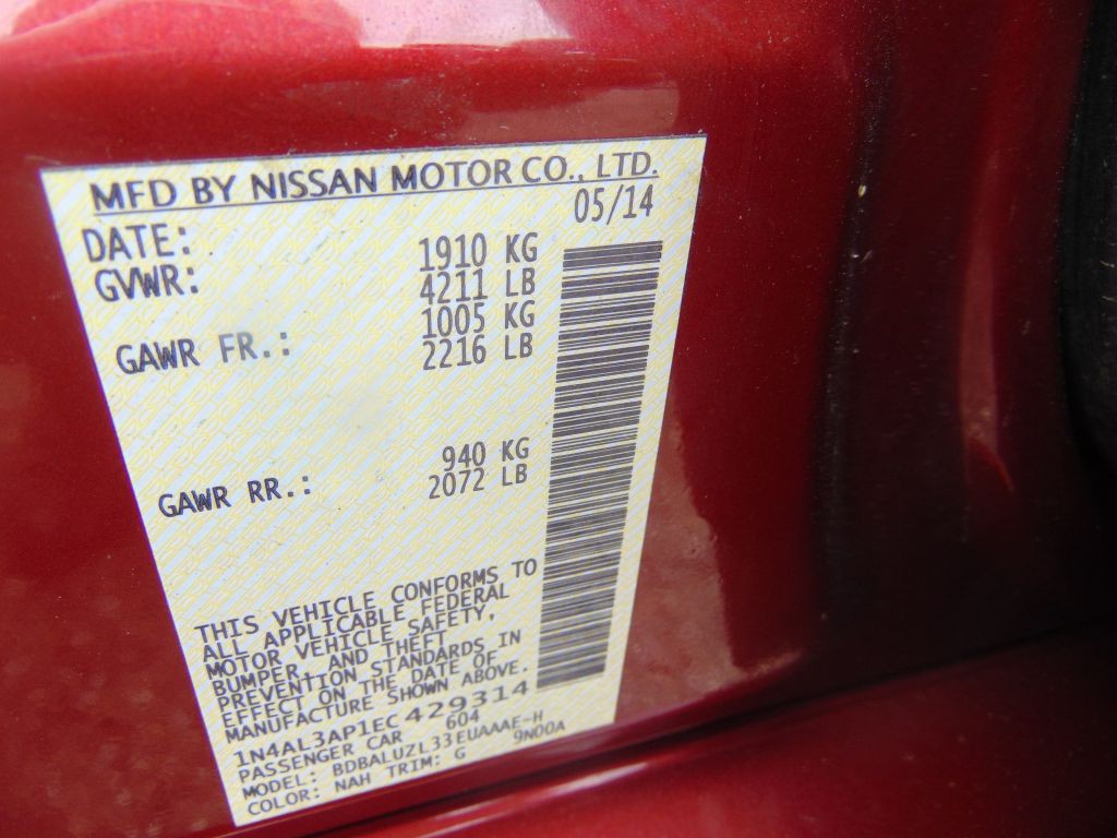 2014 Nissan Altima Image 29