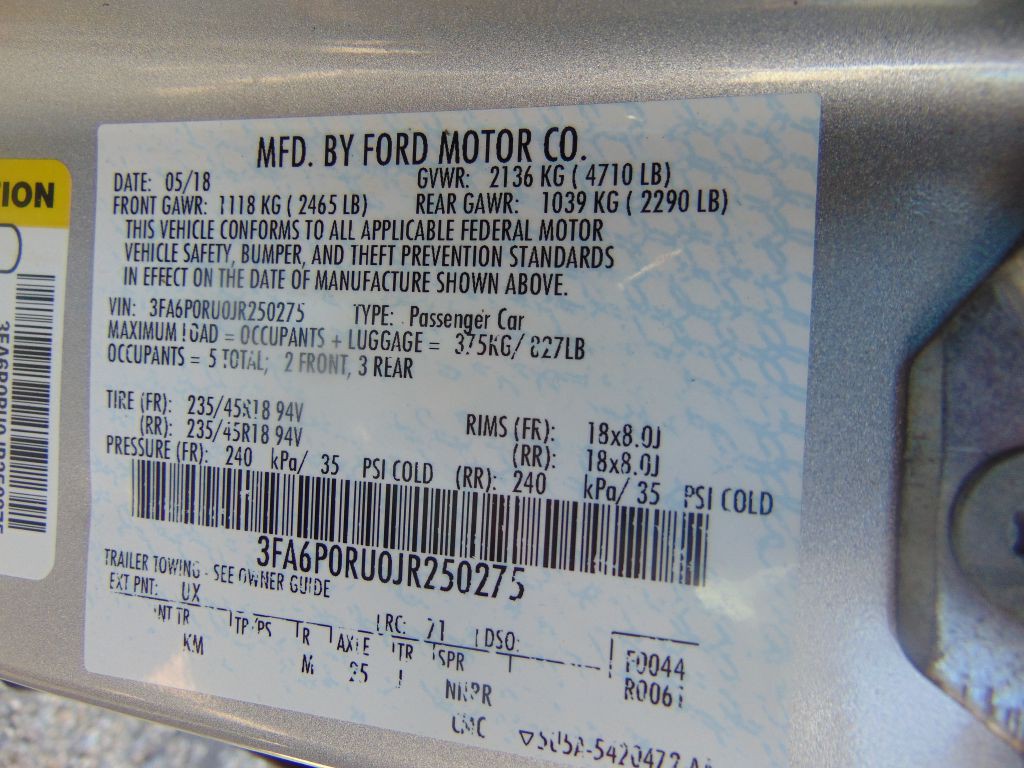 2018 Ford Fusion Image 31