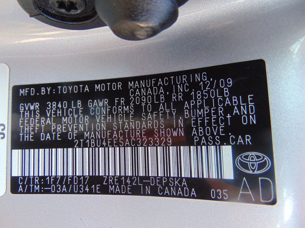 2010 Toyota Corolla Image 30