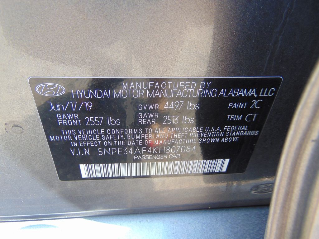 2019 Hyundai Sonata Image 32
