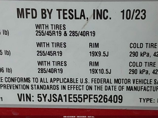 2023 Tesla Model S Image 9