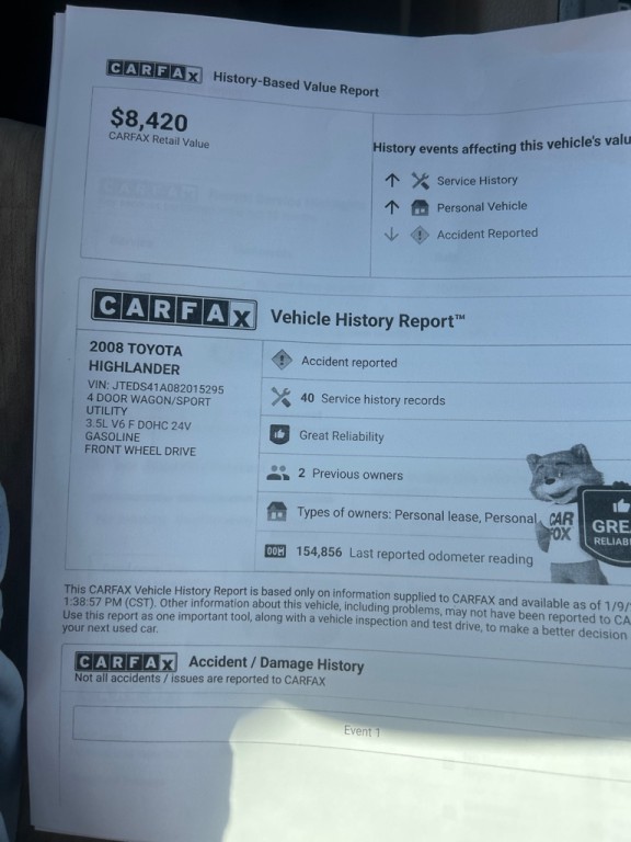 2008 Toyota Highlander Image 8