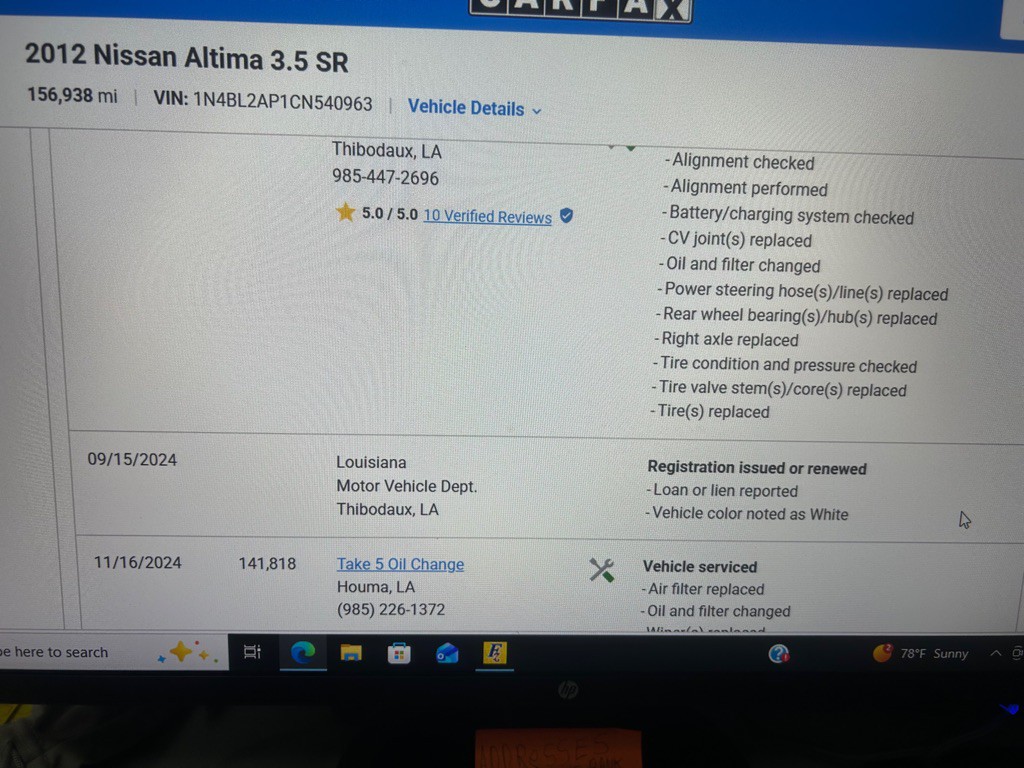 2012 Nissan Altima Image 11