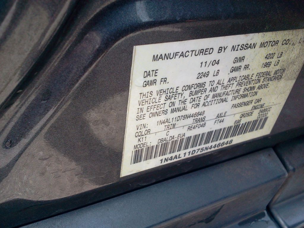 2005 Nissan Altima Image 19