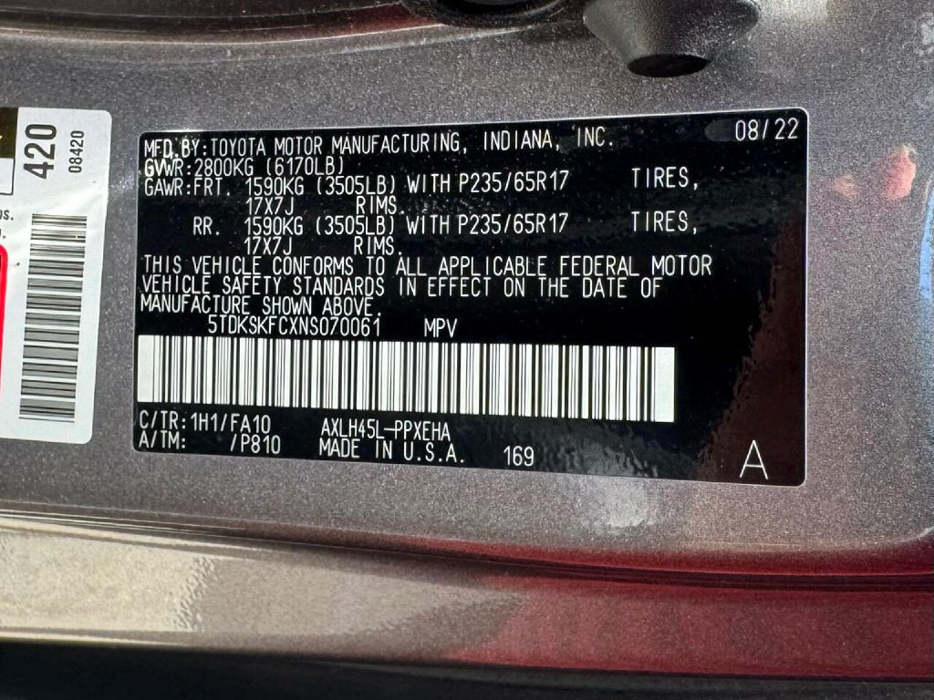 2022 Toyota Sienna Image 43