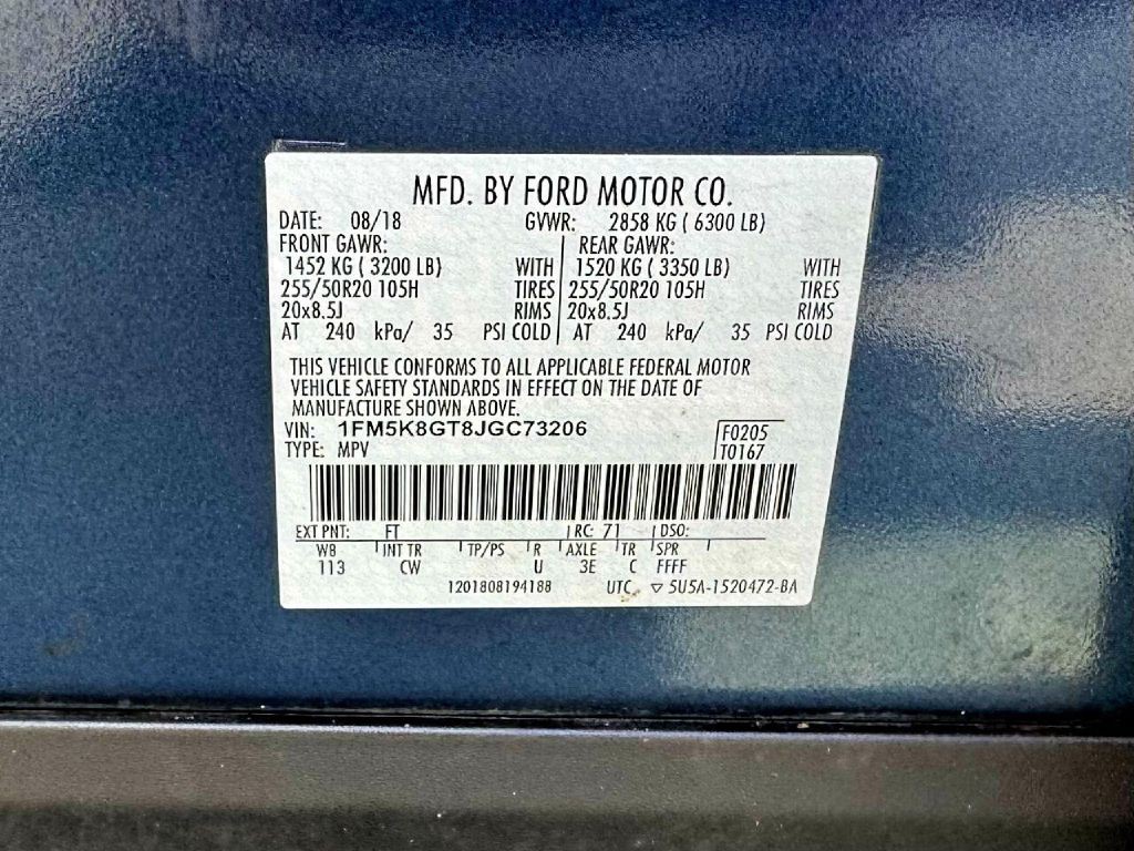 2018 Ford Explorer Image 39