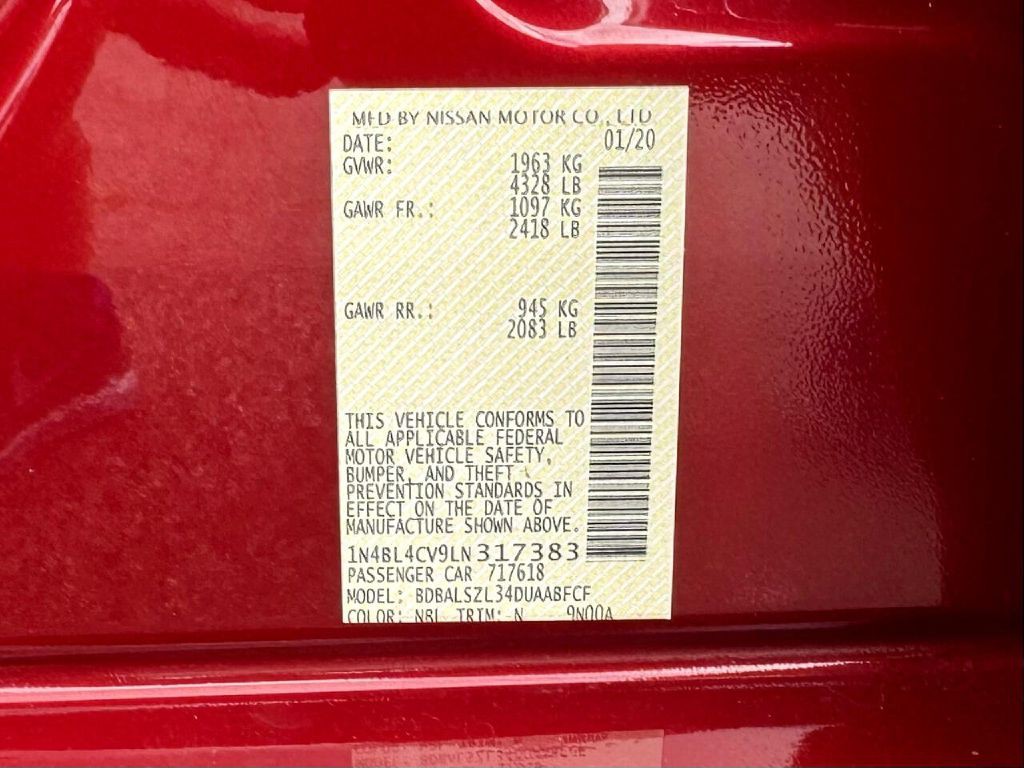 2020 Nissan Altima Image 28