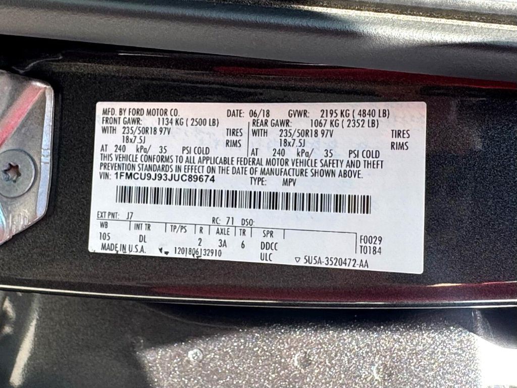 2018 Ford Escape Image 30