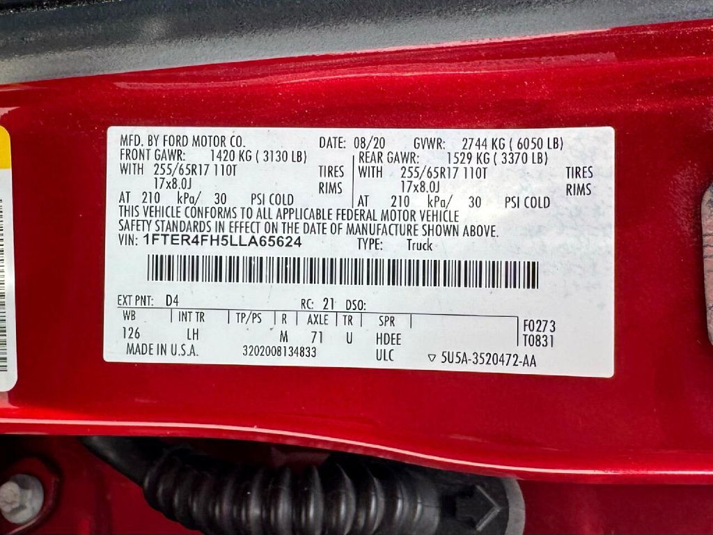 2020 Ford Ranger Image 36