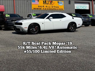 Image for 2019 Dodge Challenger R/T SCAT PACK MOPAR '19 ID: 6865740