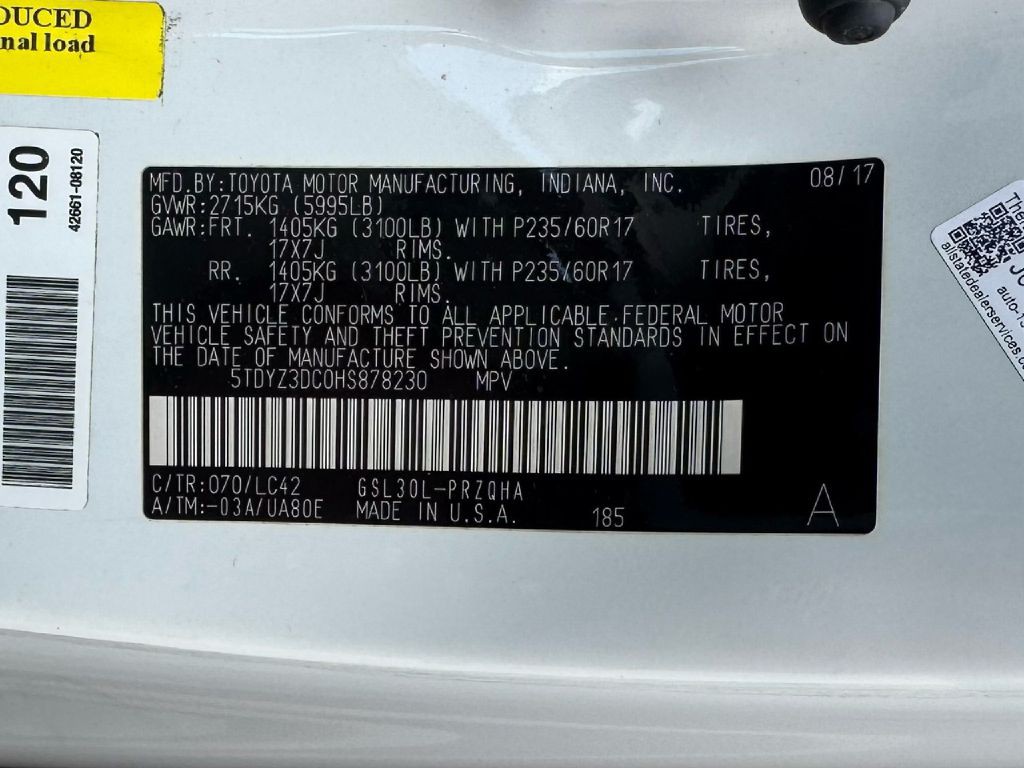 2017 Toyota Sienna Image 47