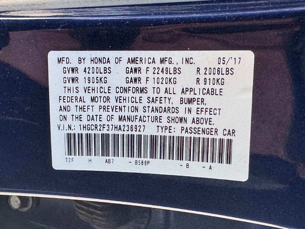 2017 Honda Accord Image 26