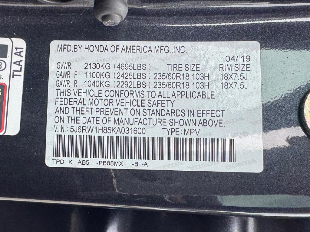2019 Honda CR-V Image 34