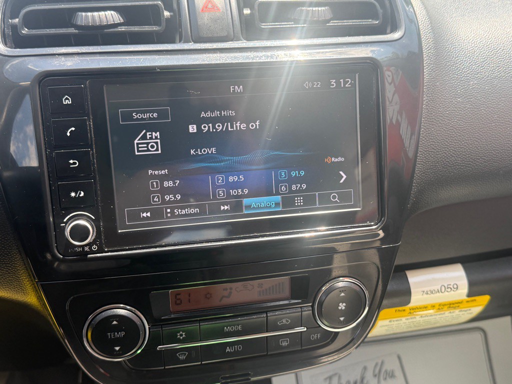 2022 Mitsubishi Mirage Image 31