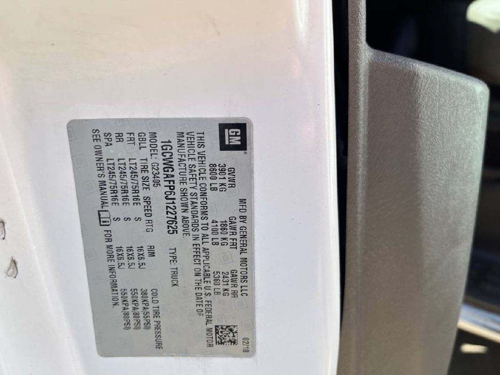 2018 Chevrolet Express Image 14