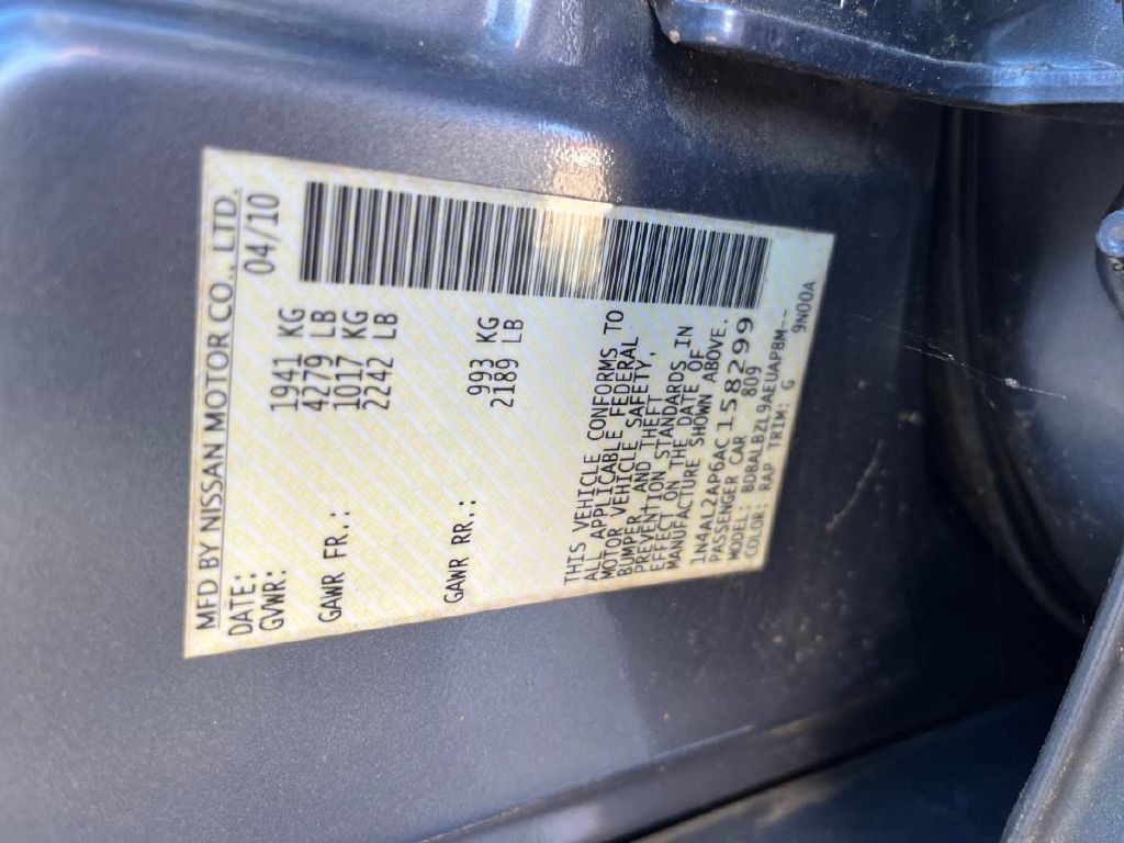 2010 Nissan Altima Image 12