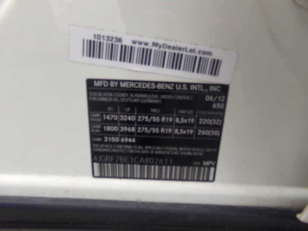 2012 Mercedes-Benz GL-Class Image 77