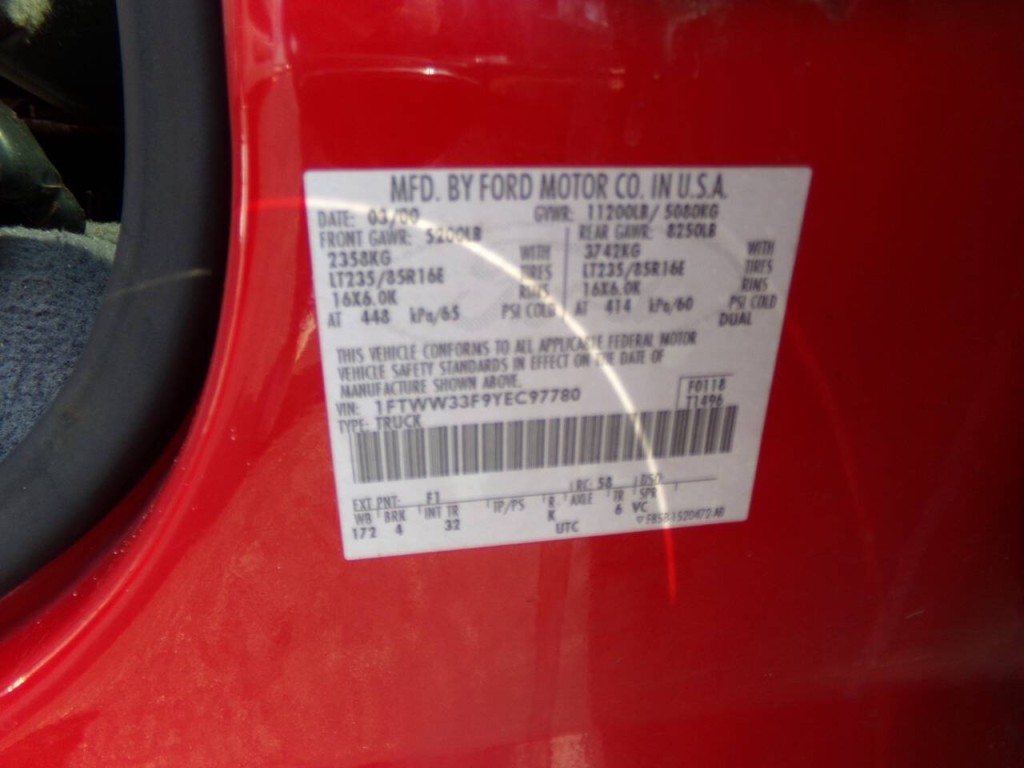 2000 Ford F-350 Image 79