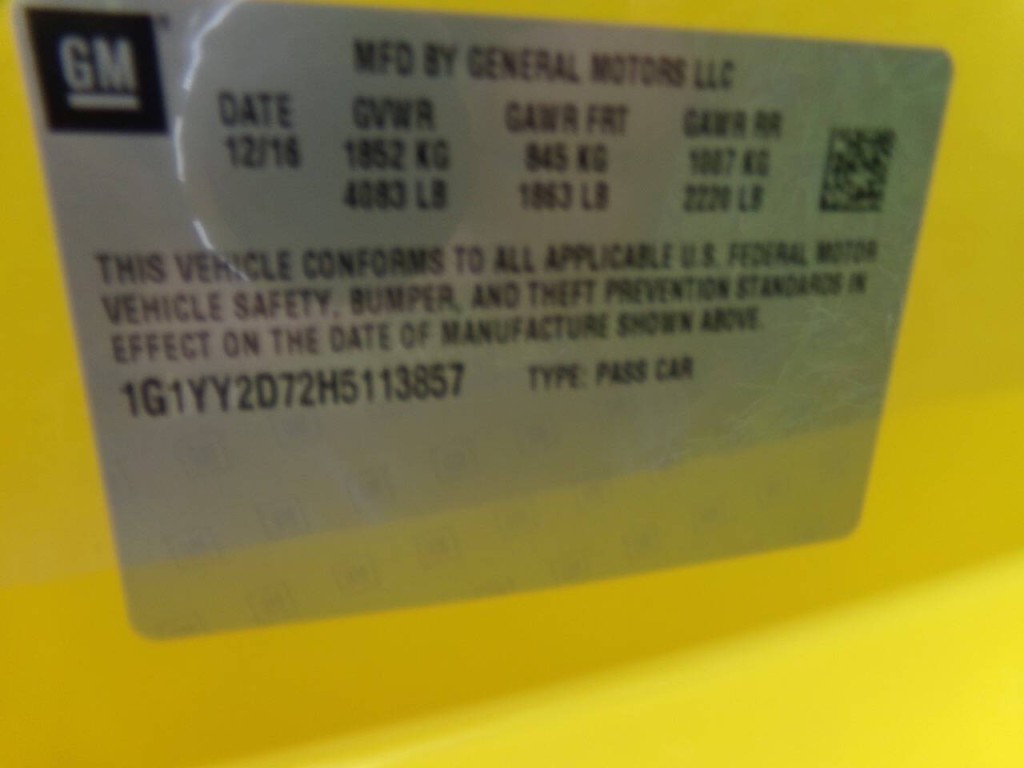 2017 Chevrolet Corvette Image 42