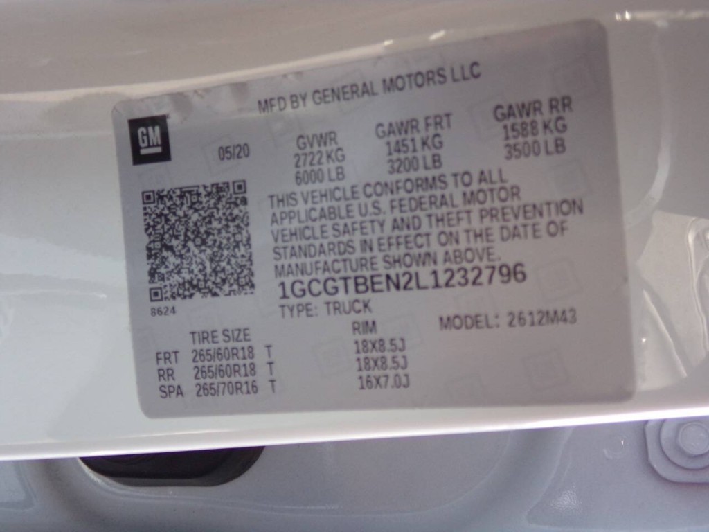 2020 Chevrolet Colorado Image 74