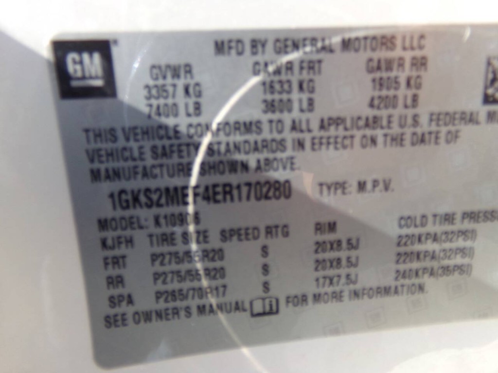 2014 GMC Yukon Image 76