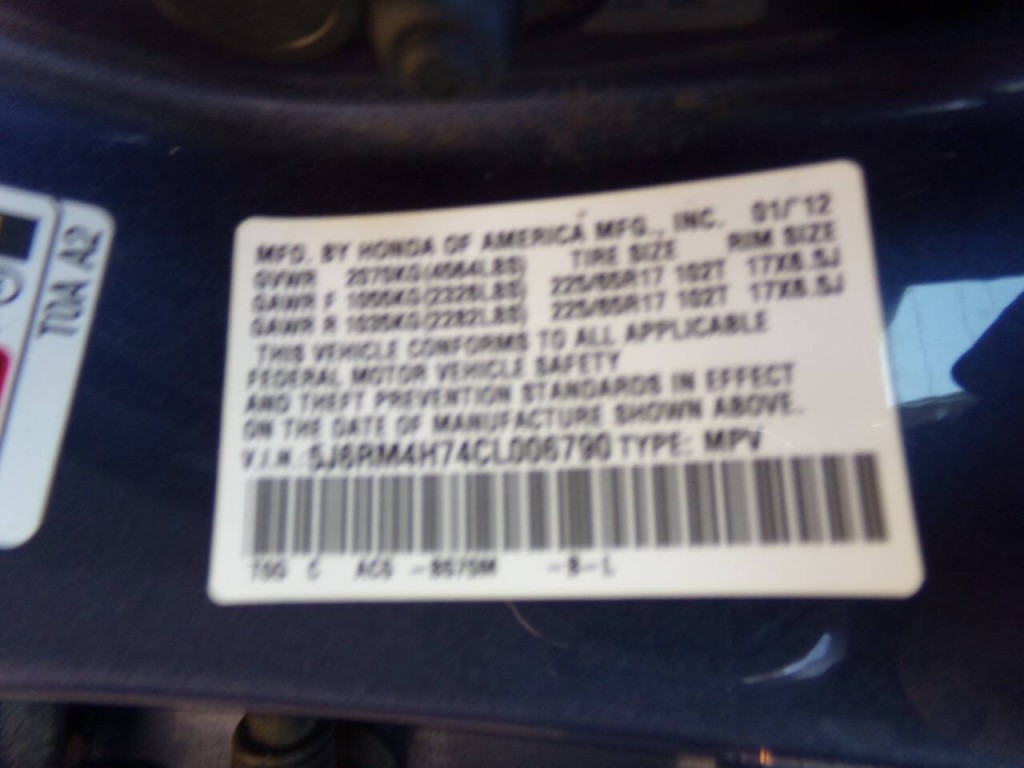 2012 Honda CR-V Image 57