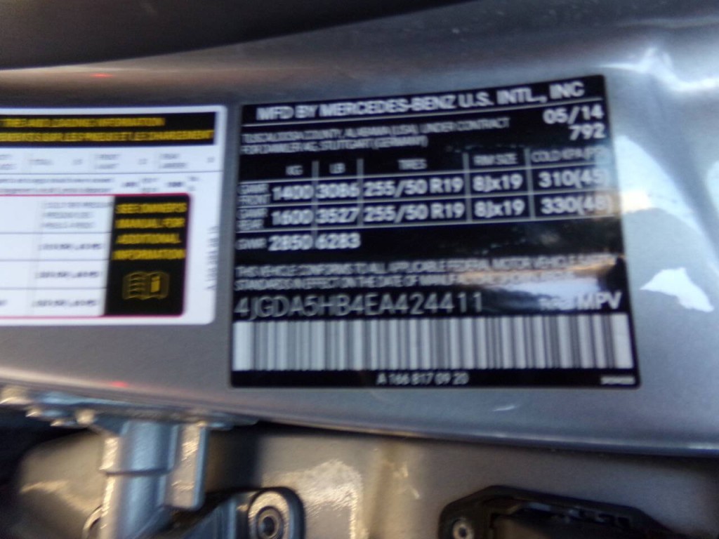 2014 Mercedes-Benz M-Class Image 61