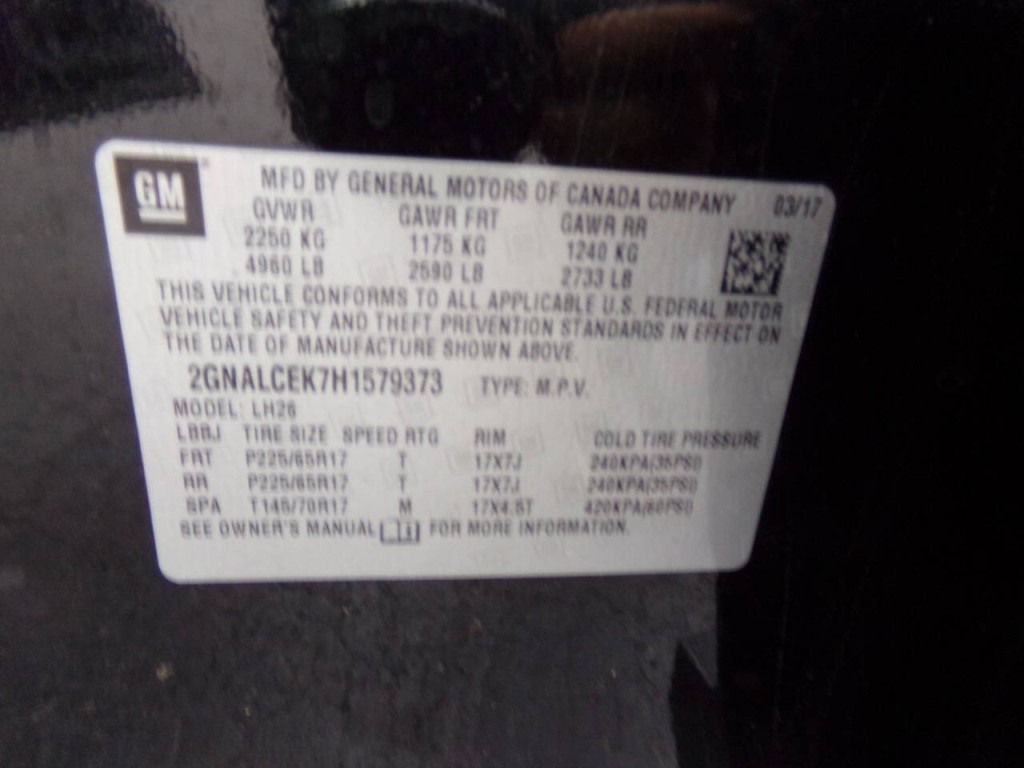 2017 Chevrolet Equinox Image 63