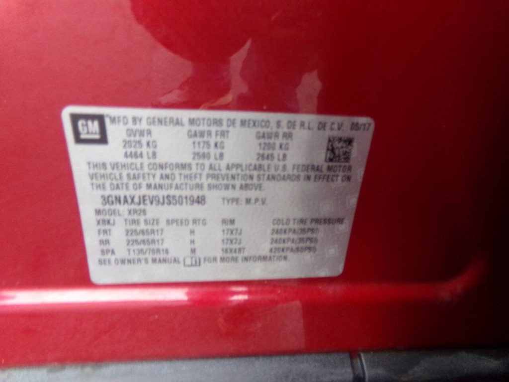 2018 Chevrolet Equinox Image 64