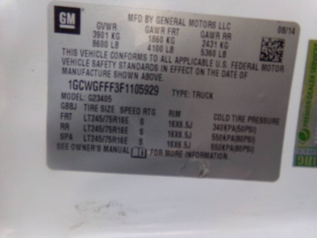 2015 Chevrolet Express Image 43