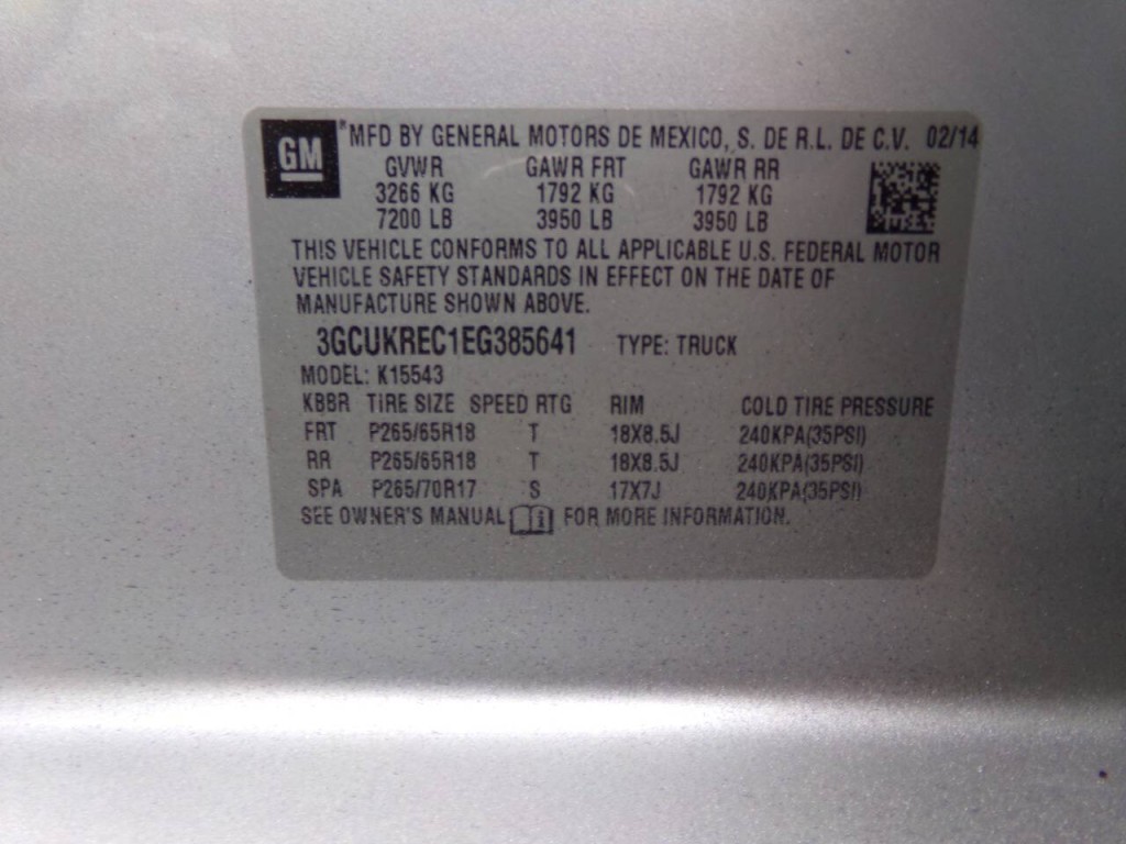 2014 Chevrolet Silverado 1500 Image 55