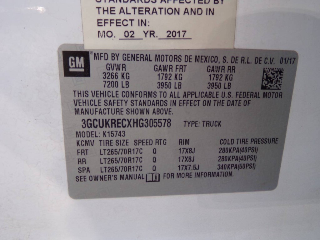 2017 Chevrolet Silverado 1500 Image 59