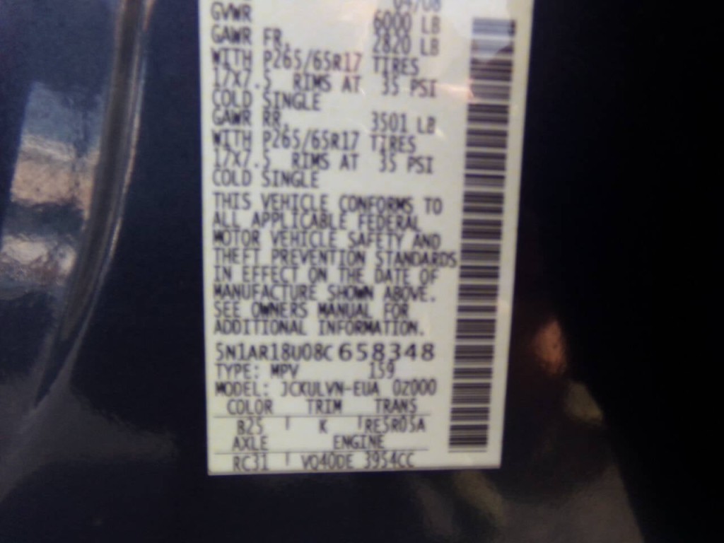 2008 Nissan Pathfinder Image 56