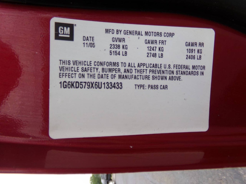 2006 Cadillac DTS Image 52
