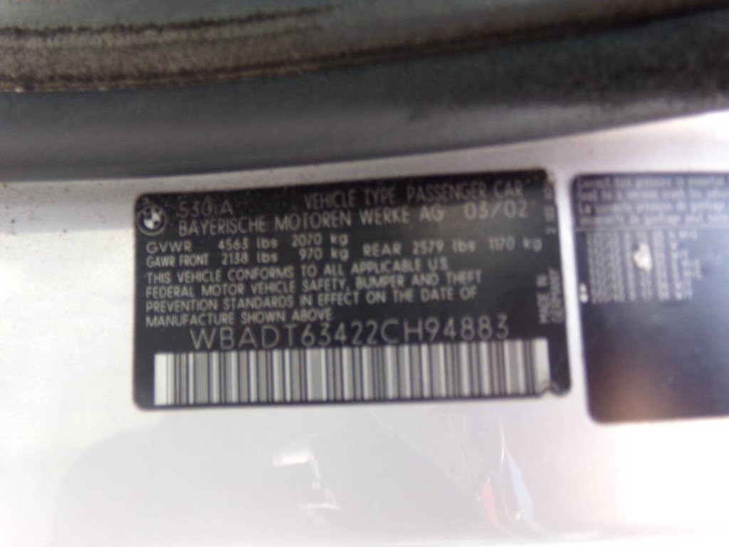 2002 BMW 5 Series Image 45