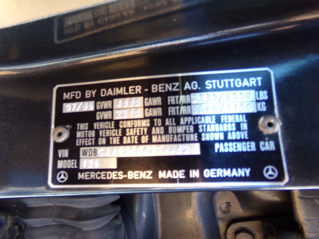 1986 Mercedes-Benz 420-Class Image 53
