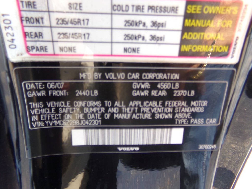 2008 Volvo C70 Image 67