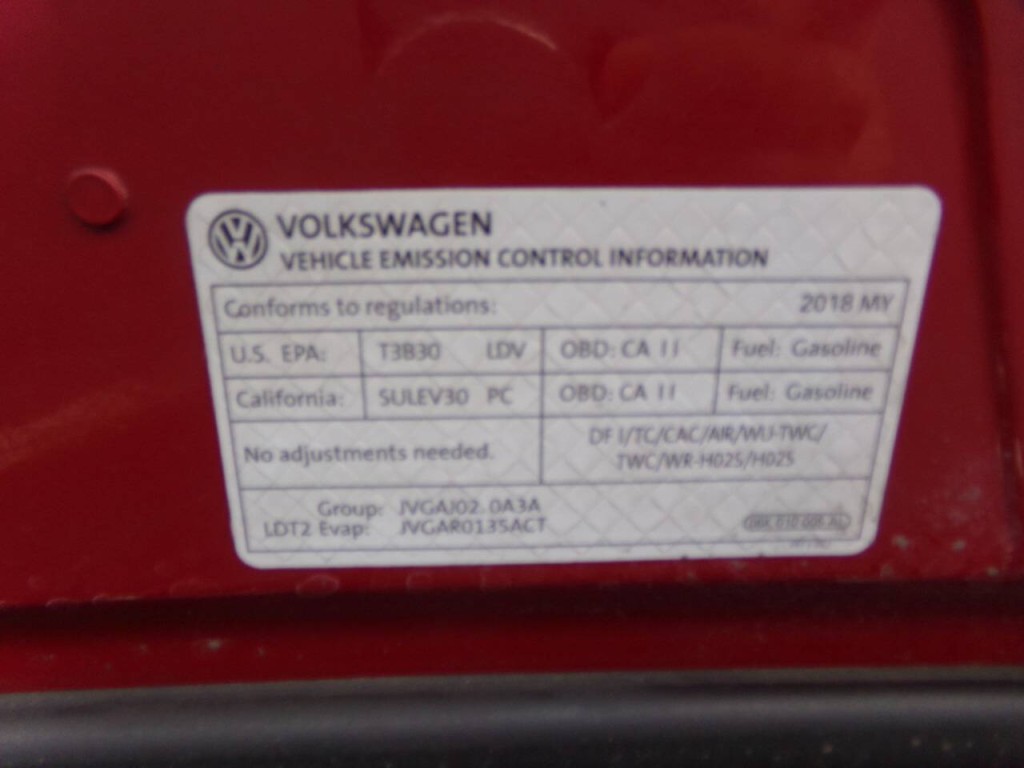 2018 Volkswagen Tiguan Image 54