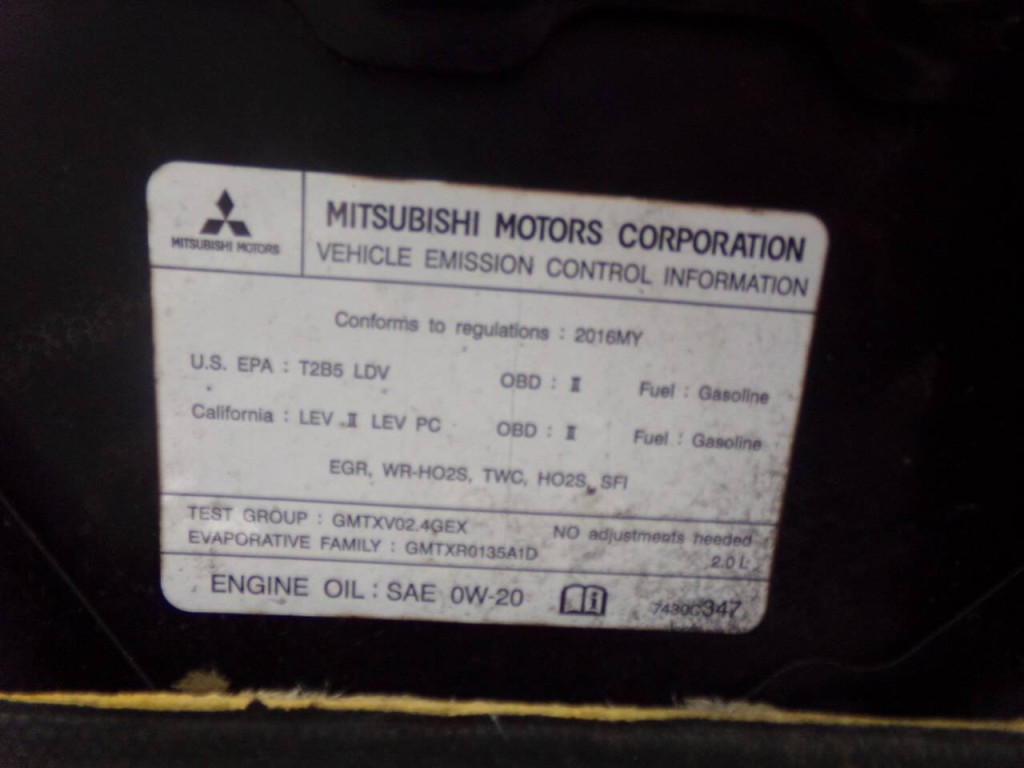 2016 Mitsubishi Lancer Image 45