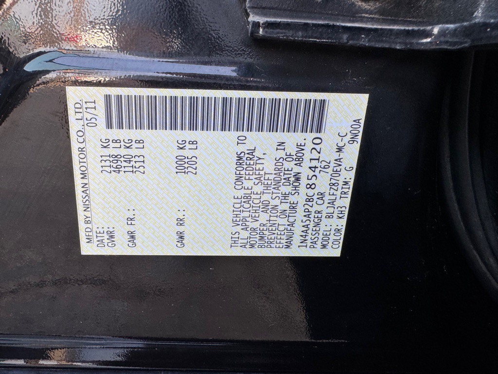 2011 Nissan Maxima Image 34