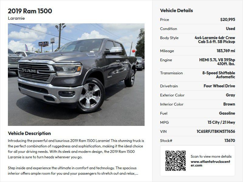 2019 RAM 1500 Image 26