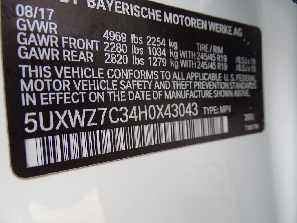 2017 BMW X3 Image 10
