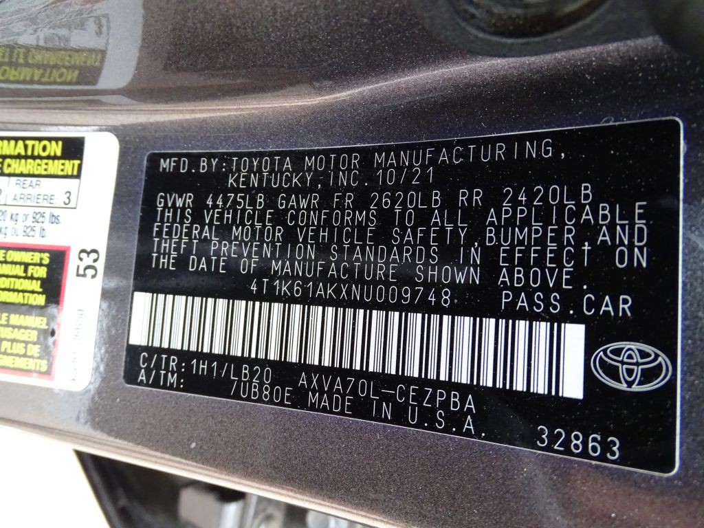 2022 Toyota Camry Image 24