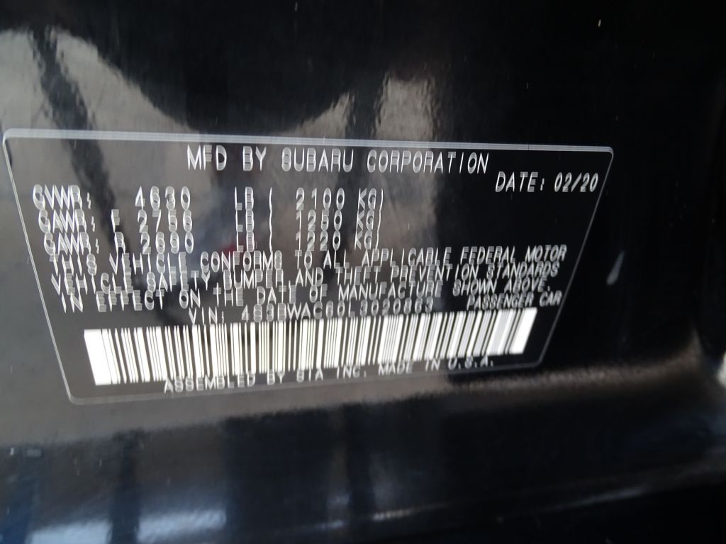 2020 Subaru Legacy Image 21