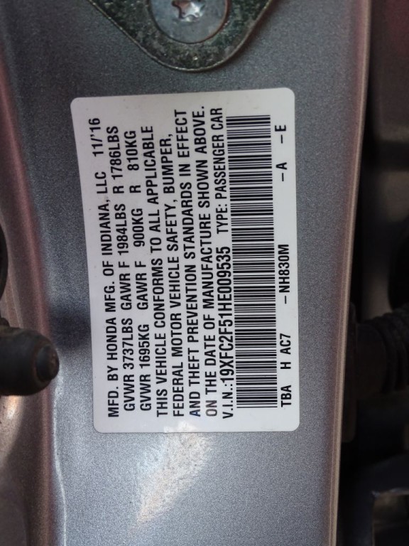 2017 Honda Civic Image 21